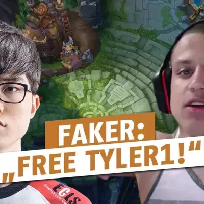 League of Legends: Faker verteidigt Tyler1 in seinem Stream