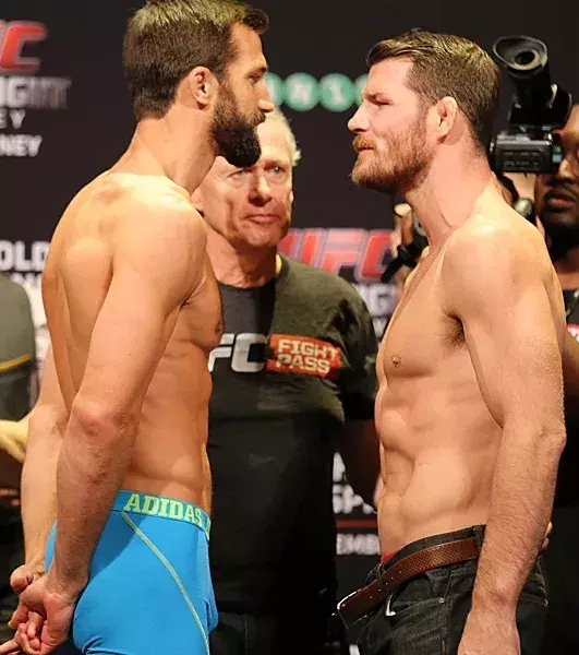 4. Michael Bisping vs. Luke Rockhold 3: Die beiden Kämpfer sind sich bereits 2 Mal begegnet und jeder gewann einmal. Der Rematch zwischen dem amtierenden und dem ehemaligen Champion im Mittelgewicht wäre sicher ein legendäres Ereignis