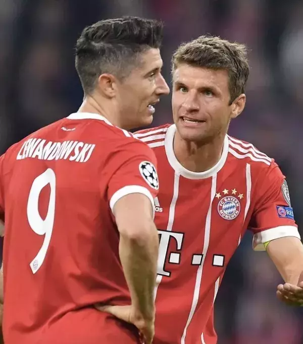 7 - Robert Lewandowski und Thomas Müller (Bayern München) : 34 Tore (27 7)