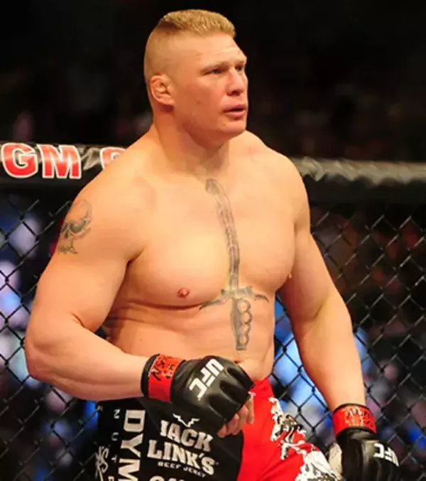 9. Brock Lesnar, 1,88 m und 130 kg