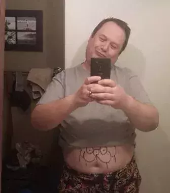 Auch ein Tattoo-Selfie
