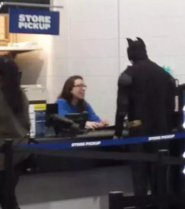 Batman geht einkaufen, logisch