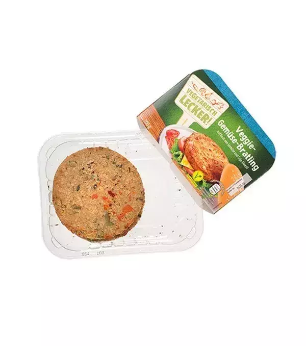 Bei diesen Gemüseburgern ist die Verpackung auch viel zu groß!