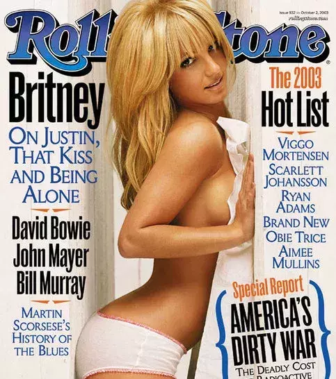 Britney Spears zog sich für Rolling Stones aus
