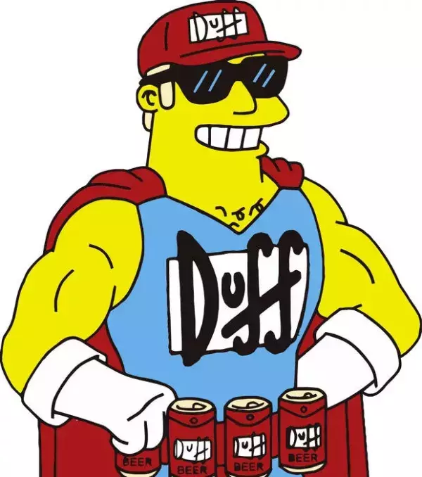 Duffman (Simpsons): Biertrinken hat auch seine Vorteile