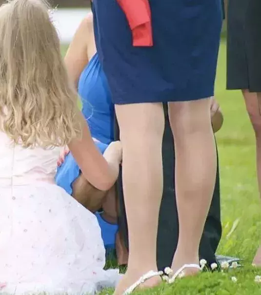 Ein Fotograf war da, um diesen speziellen Moment einzufangen