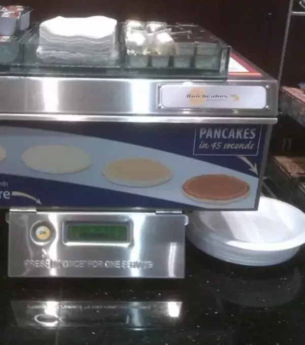 Ein Pancake in 45 Sekunden