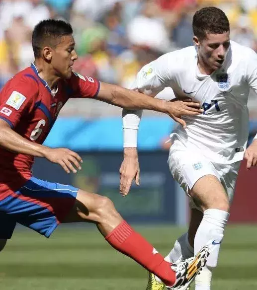 England - Costa Rica, 2014, 0:0. Costa Rica kommt als Gruppensieger weiter, die Three Lions sind ausgeschieden.