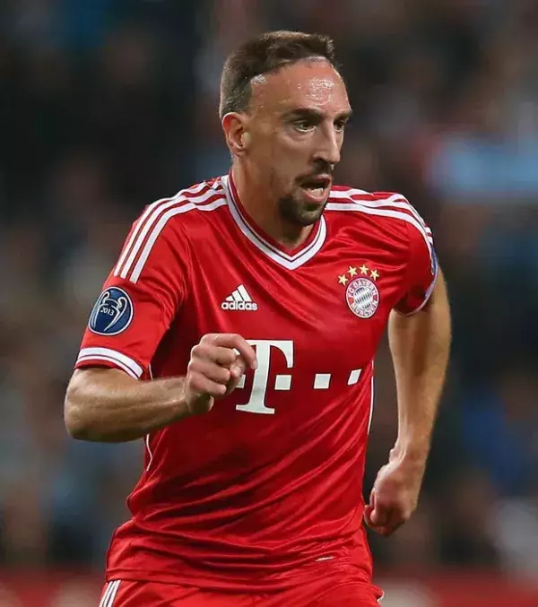 Franck Ribéry - Der Drittplatzierte beim Goldenen Ball 2013 ist Zweiter in der Liste. Er hat Messi in dem Jahr beeindruckt, daher dieser ehrenhafte Platz