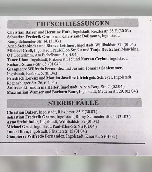 Lustige Kleinanzeigen: So ein Zufall!
