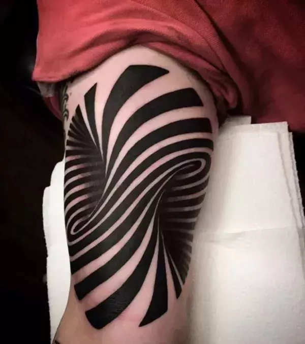 Man könnte meinen, in dem Arm gäbe es zwei Löcher