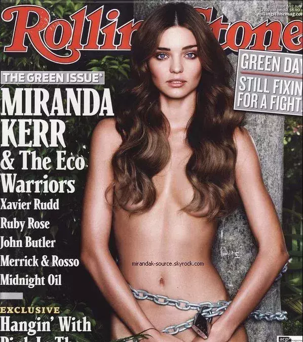 Miranda Kerr zeigt sich für Rolling Stone topless