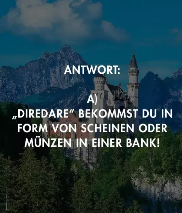 Moanst des aa?