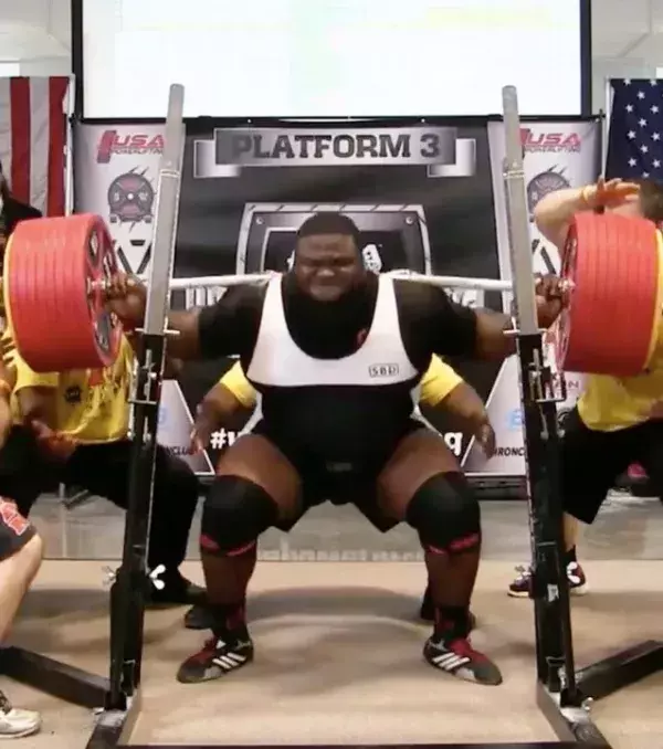 Ray Williams stemmt 456kg im Squat