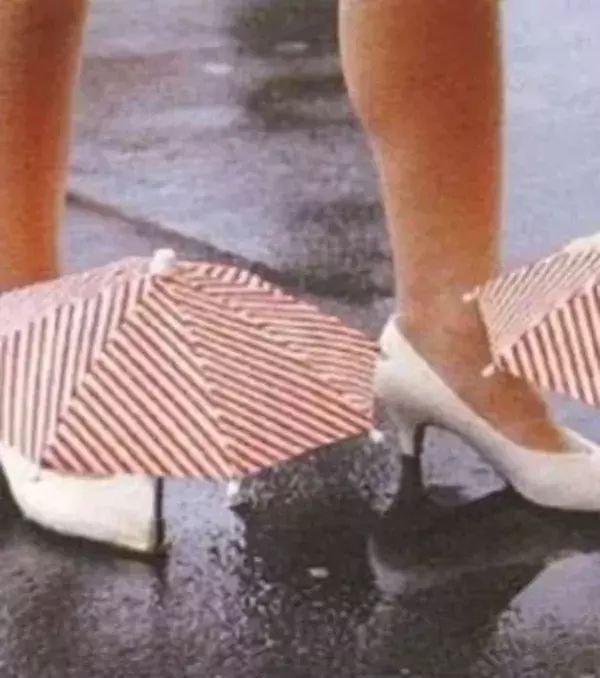 Regenschirme für Schuhe