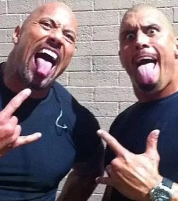 The Rock und sein Cousin
