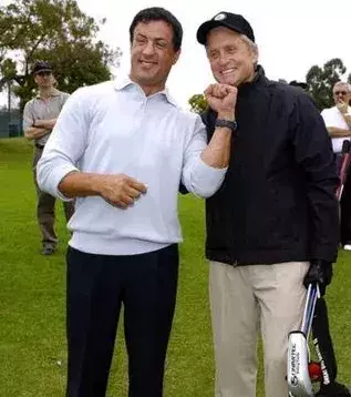 Sylvester Stallone und Michael Douglas