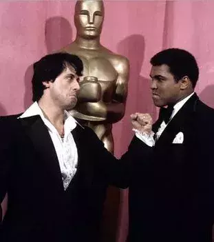 Sylvester Stallone und Mohamed Ali