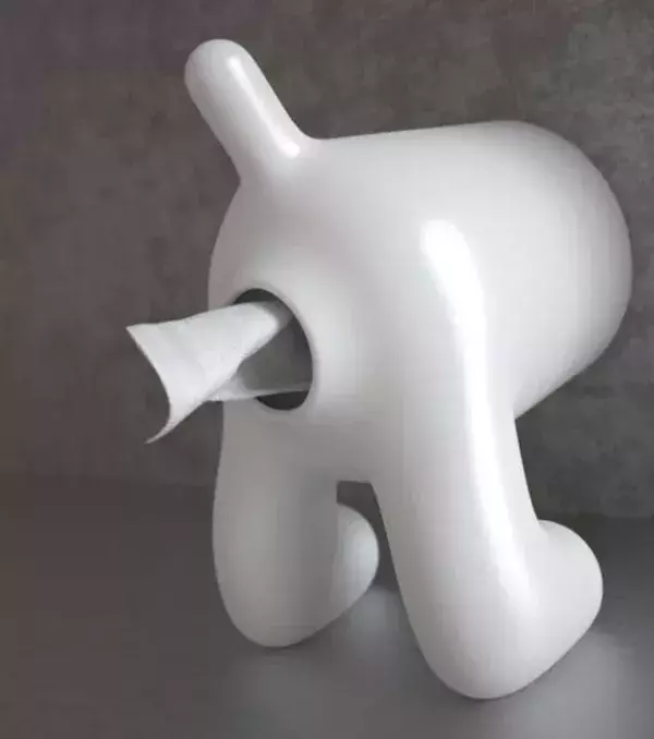 Verrückte Klopapier-Halter: Alles Gute kommt von hinten!