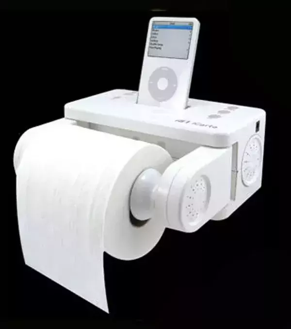 Verrückte Klopapier-Halter: Eine praktische Ladestation mit Klopapier