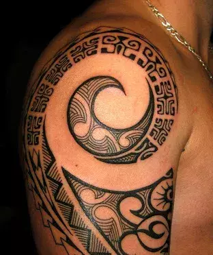 Tribal Tattoo in Spiralform