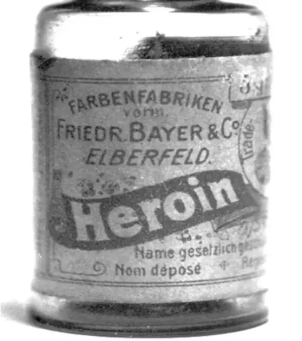 Vor 1914 war Heroin freiverkäuflich. Die Pillen wurden gegen Husten, Asthma, Durchfall und sogar als Schlafmittel für Kinder verschrieben