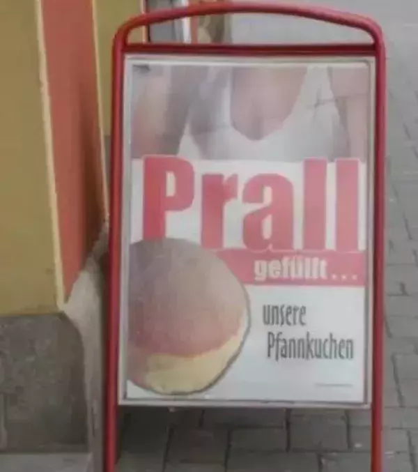 Wie schöne Pfannkuchen sie doch hat