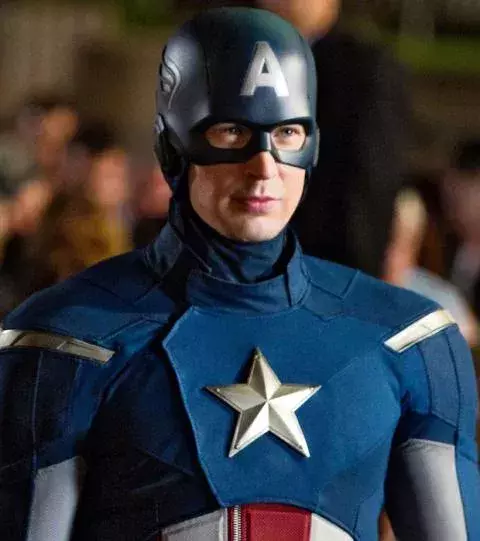 8. Chris Evans - Captain America