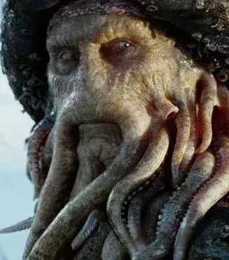 Davy Jones in "Fluch der Karibik"