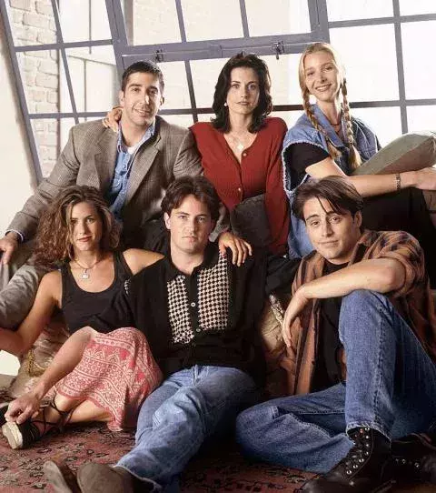 Die 6 Hauptdarsteller der Serie im Jahr 1994