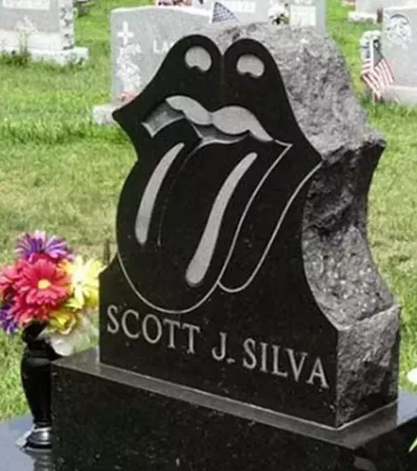 Außergewöhnliche Gräber: Vermutlich ein Rolling Stones Fan