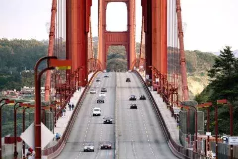 Die Golden Gate Bridge, San Francisco (Kalifornien, USA)