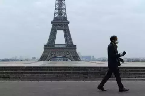 Die Trocadero-Promenade, Paris (Frankreich)