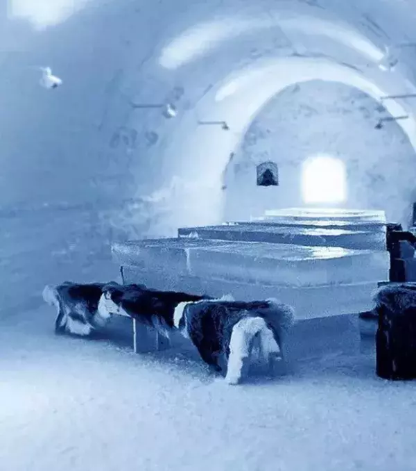 Restaurant Lumilinna Snowcastle, Kemi, Finnland