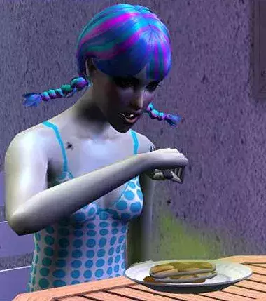 1. Kochen, drei Tage warten und die Sims dann zwingen, das verdorbene Essen zu essen