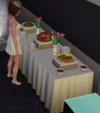 7. Keine Lust, zu kochen und deshalb ein ganzes Buffet kaufen, um anschließend mit dem Cheat das Geld wieder reinzuholen