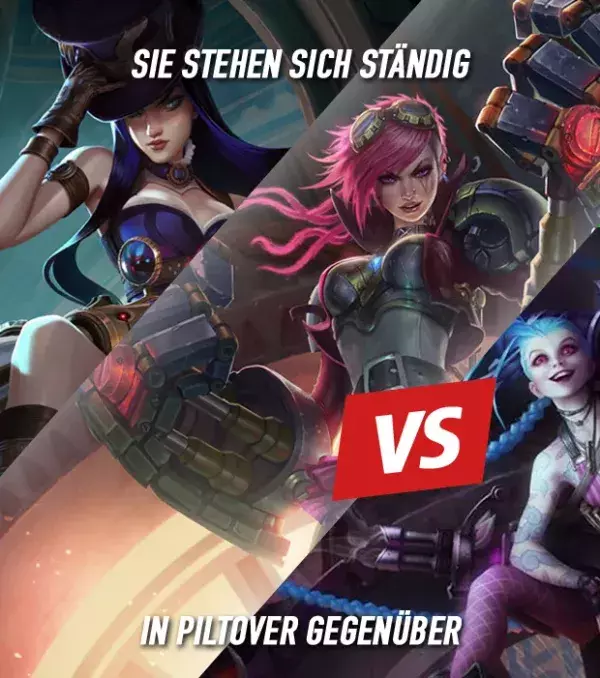 Caitlyn vs Vi vs Jinx