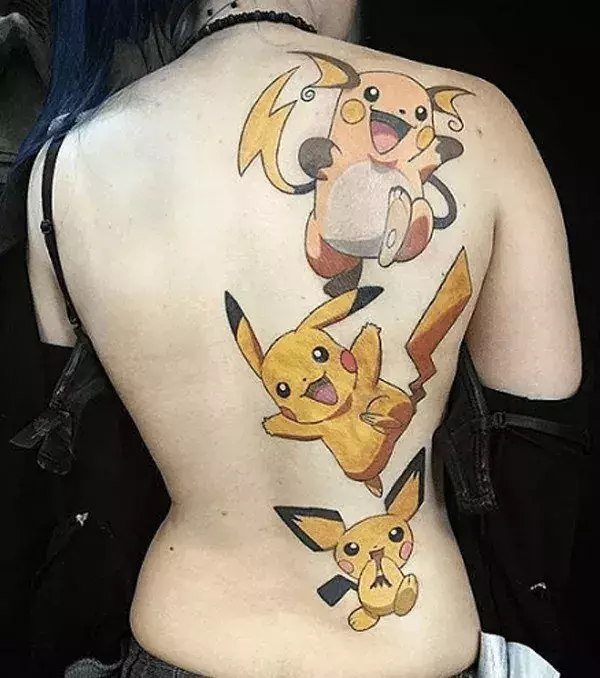 Die Evolution von Pikachu, von Pichu zu Raichu