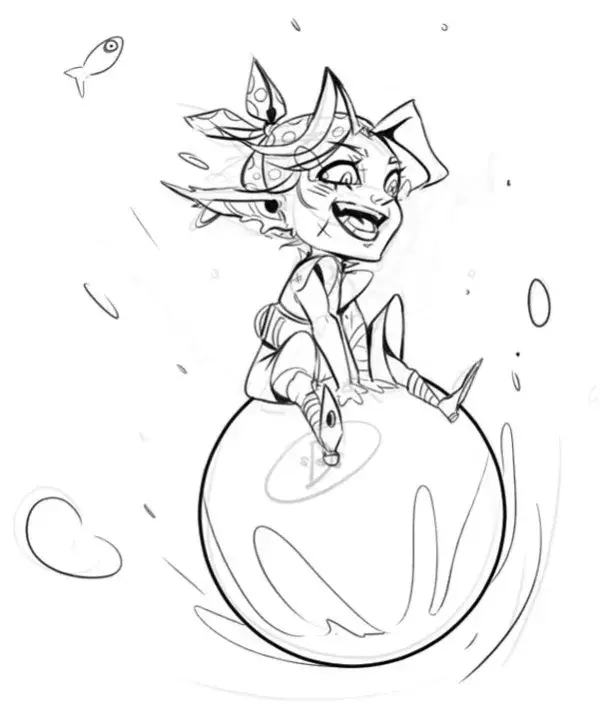 Ein springender Yordle