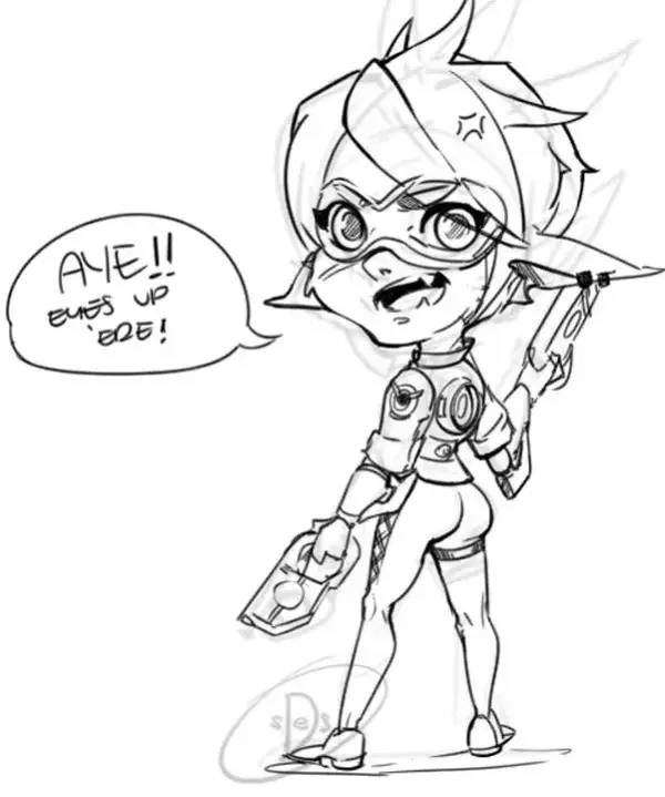 Ein von Tracer inspirierter Yordle