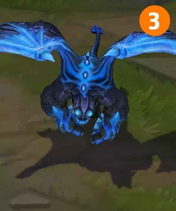 Galio ganz in blau