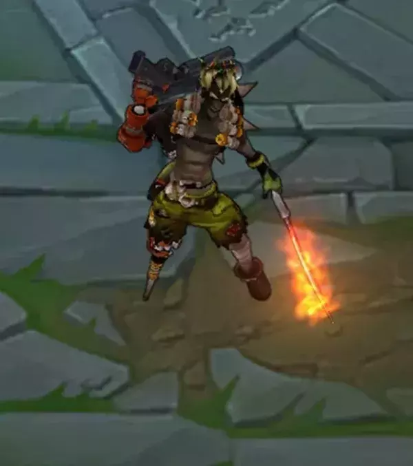 Gangplank mit dem Junkrat-Skin