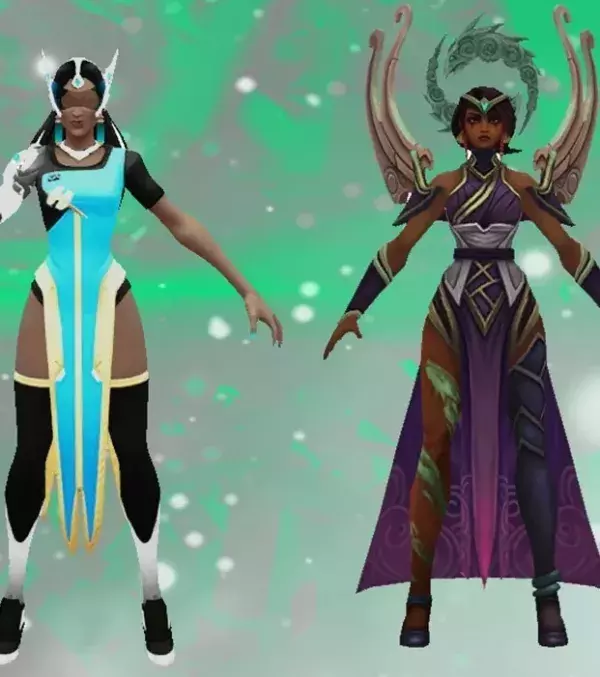 Karma mit dem Symmetra-Skin