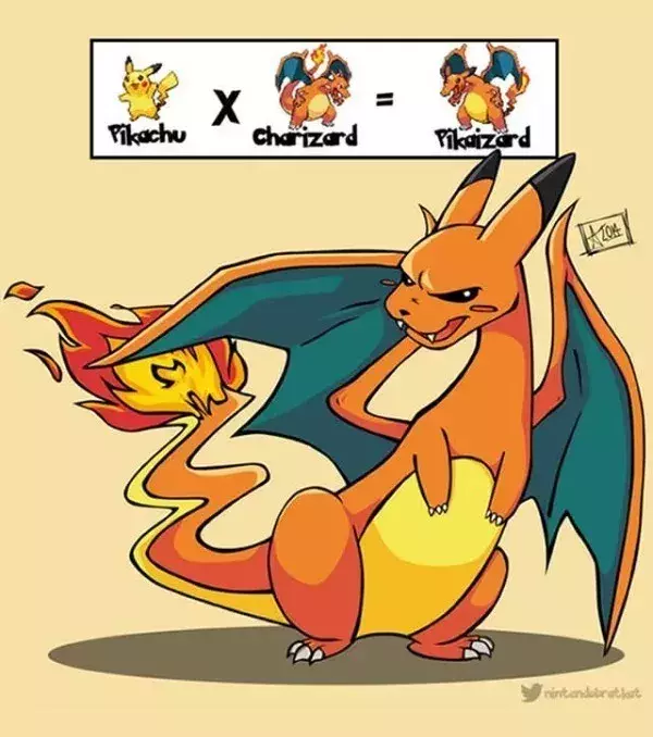 Pikachu x Glurak