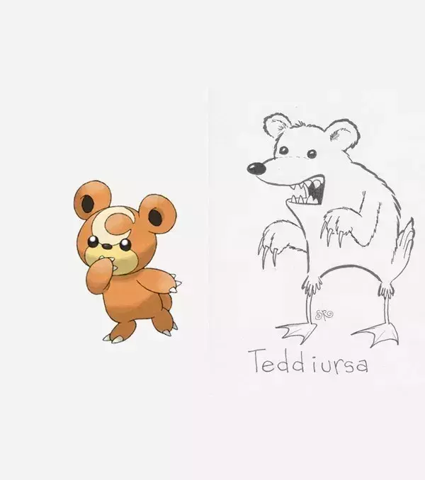 Teddiursa ist eine Mischung aus Ratte und Ente!